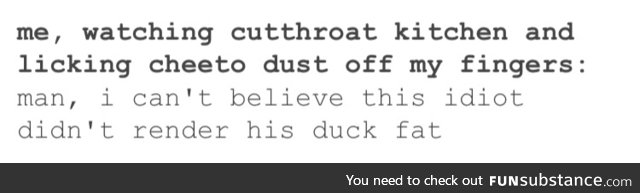 He's doing his best