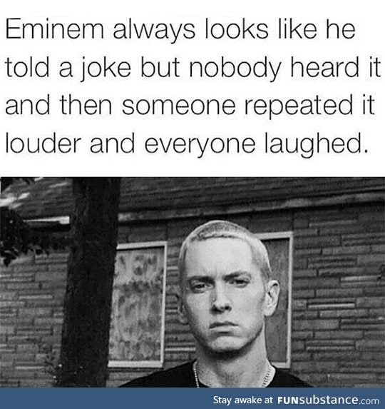 Eminem's Resting Face