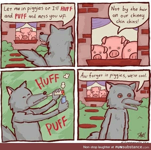 Huff puff pass it