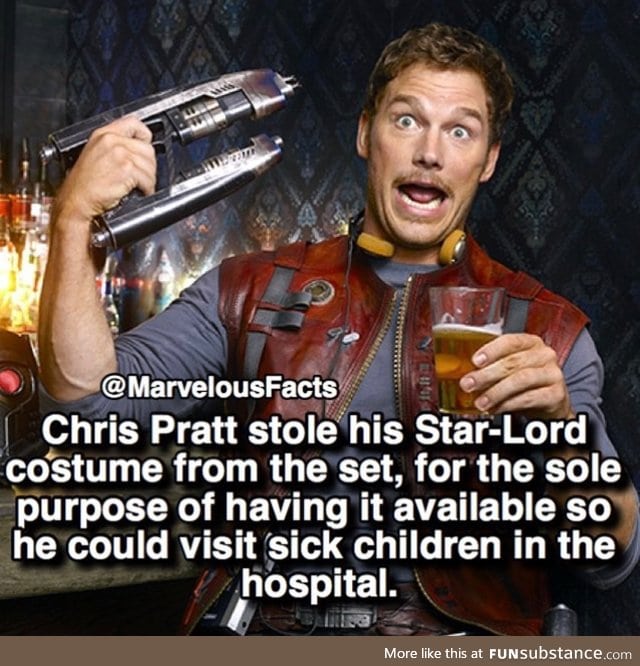Good guy Chris Pratt