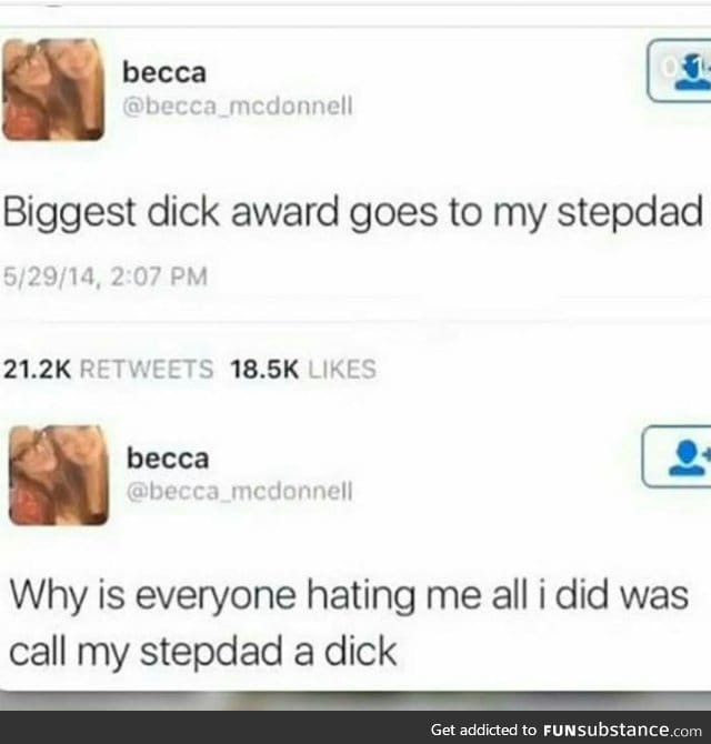 Biggest d*ck award