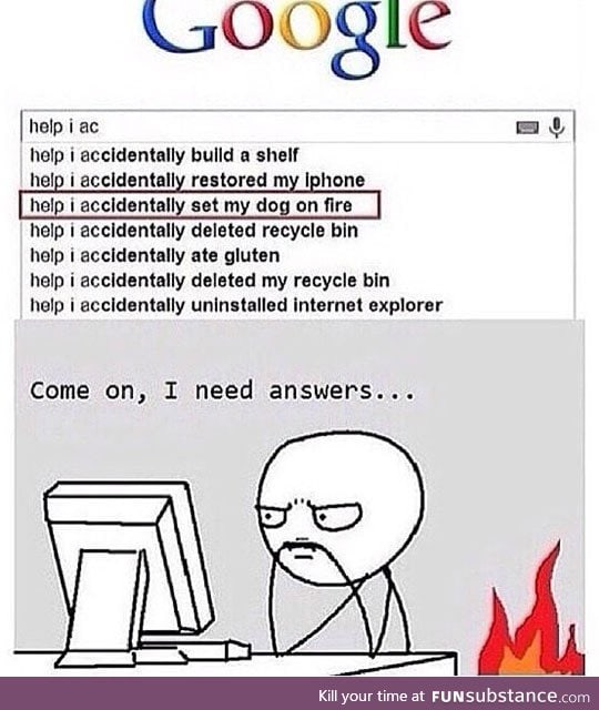 Hurry up with those answers