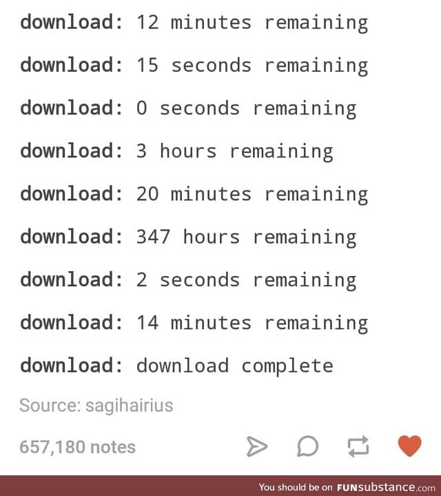 Say I if this is what happens every download.