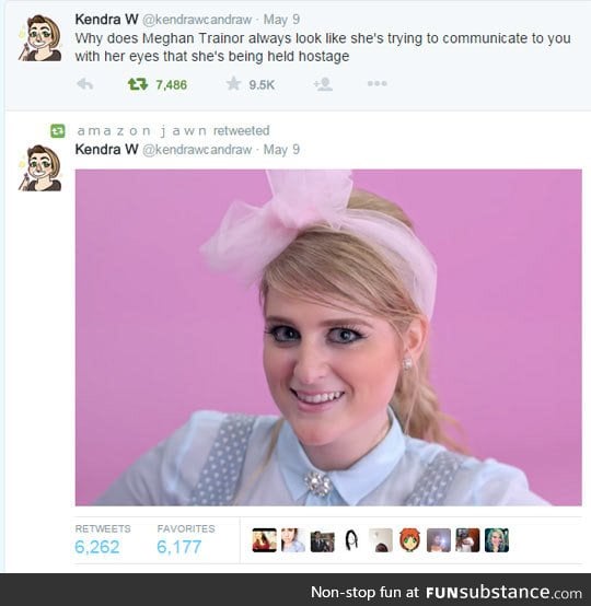 Meghan Trainor's Stare