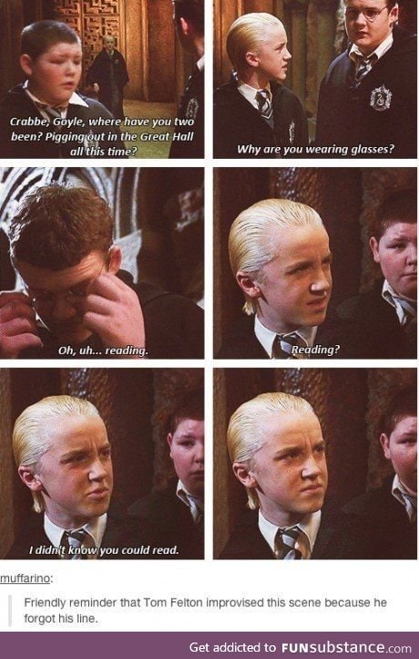Well done, Draco!