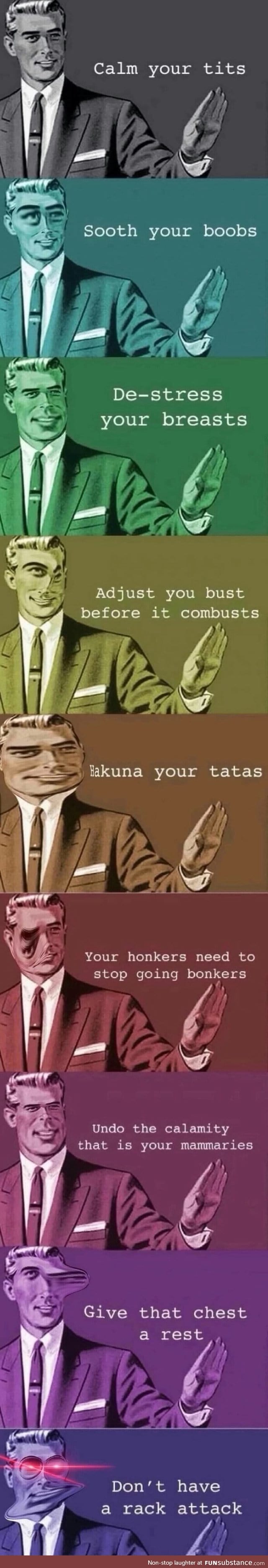 Different ways to say it