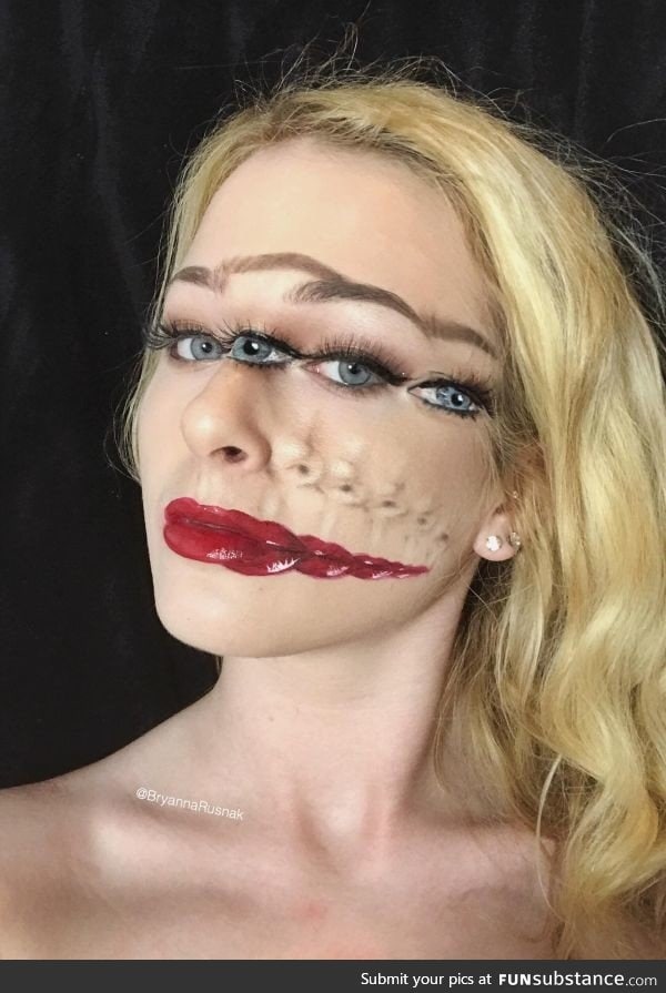 Trippy makeup art