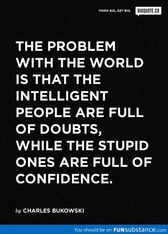 The problem with the world