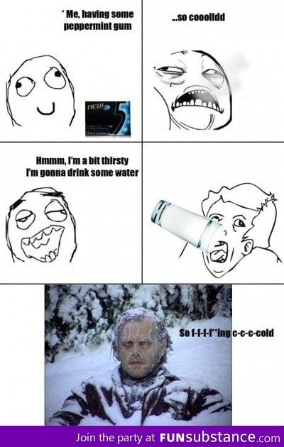 Peppermint gum