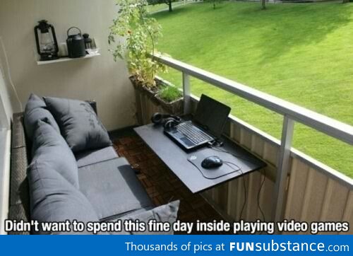 Spending a day outside