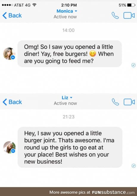 There are two types of people when you open your own business