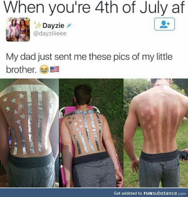 A reminder since the 4th is coming
