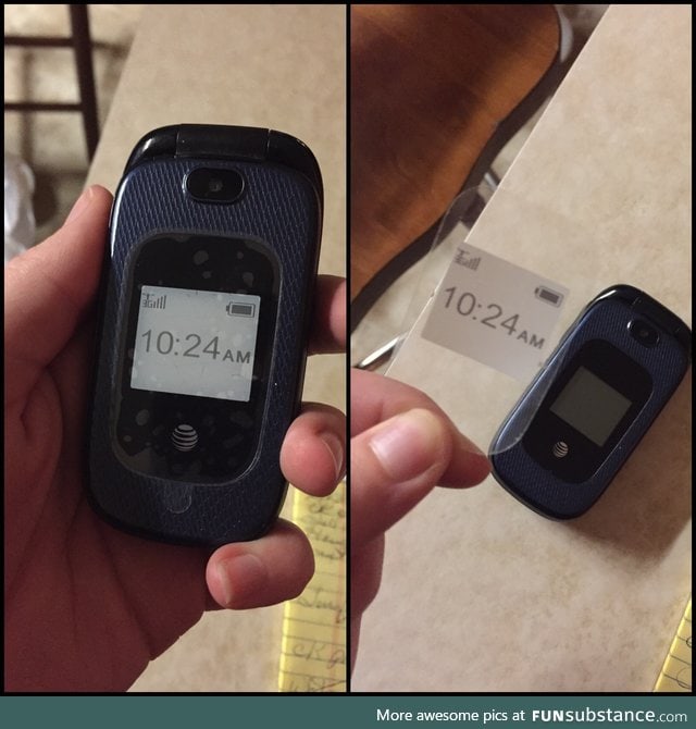 When Grandpa asks you to fix the clock on his phone