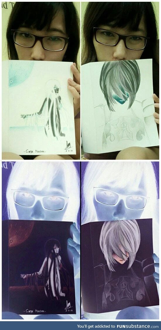 Negative drawing