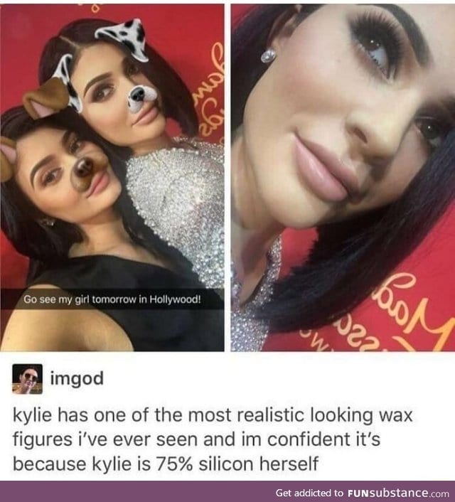 Realistic Kylie was figure