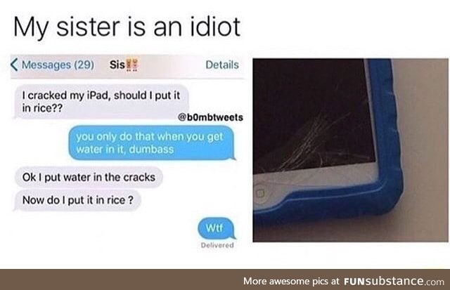 Rice the crack