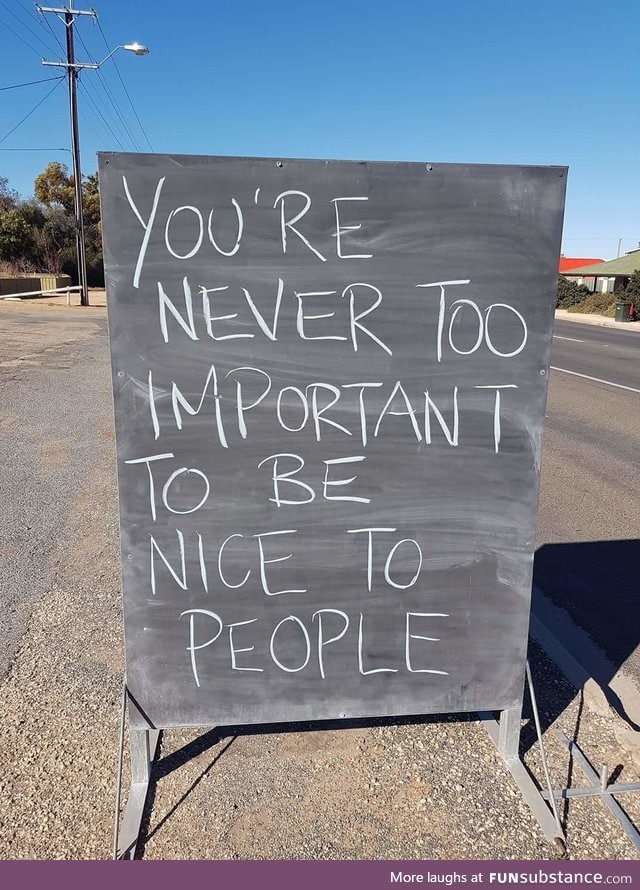 A reminder