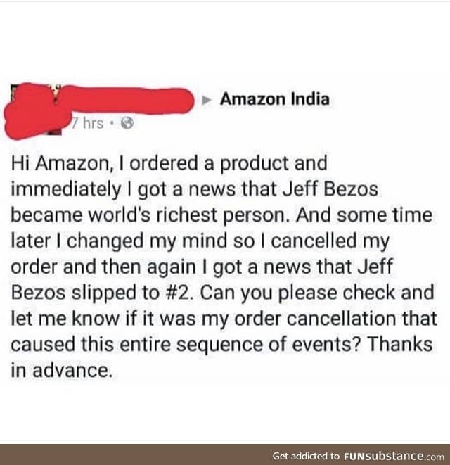 Sorry Bezos