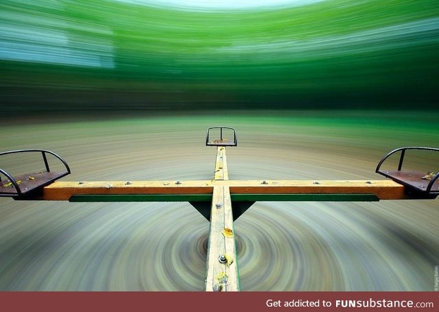 Long exposure merry go round