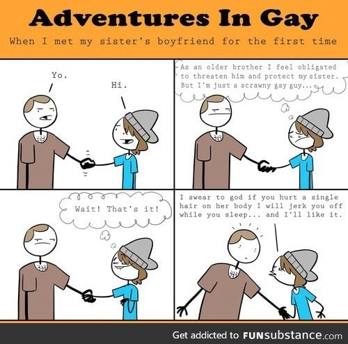 Life hacks for threatening people if you're gay