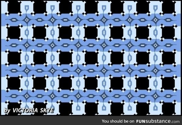 All of these horizontal lines are actually completely straight and parallel