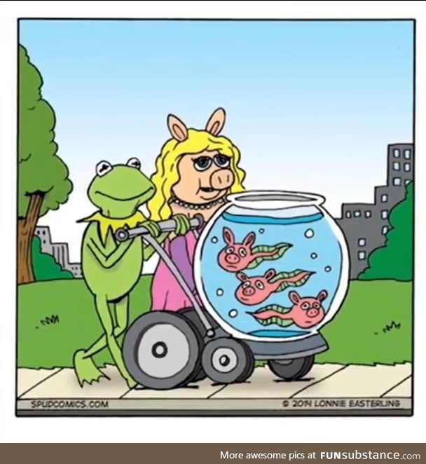 Why we never see Kermit and Miss Piggy's kids.