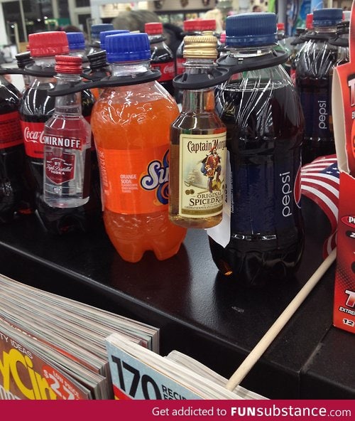 Mini Bottles with Mixers Provided