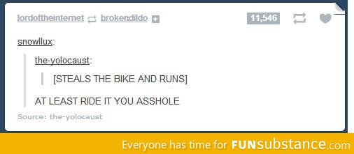 Dumb theif