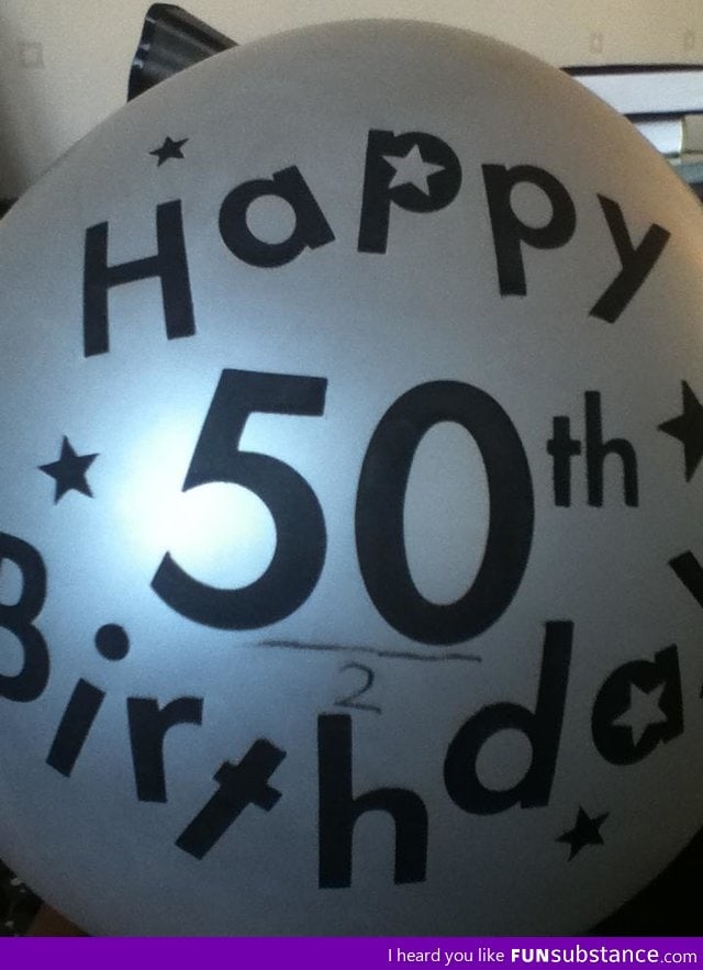 Just turned 25 mum couldn't find the right balloons