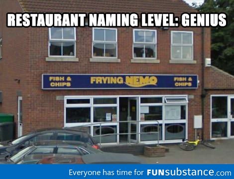 Genius restaurant naming