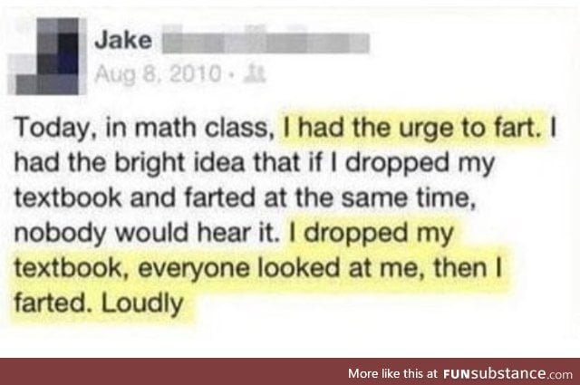 Jake had an idea.