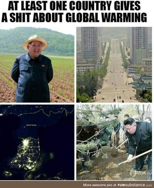 The temperature of earth is too damn high