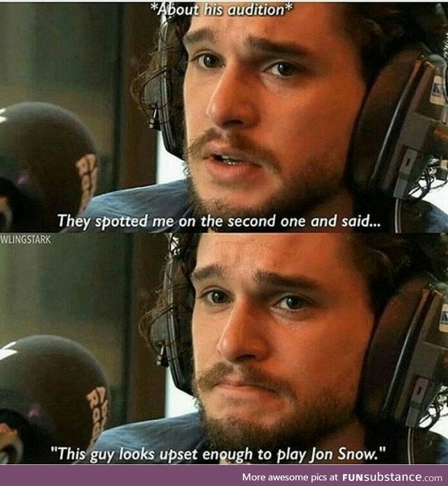 A sad man