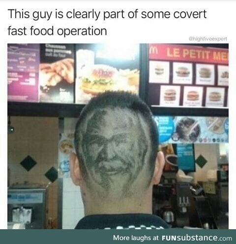 He's a spy