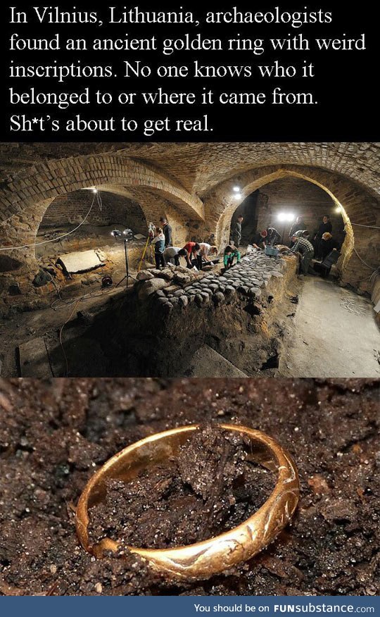 Ancient golden ring found