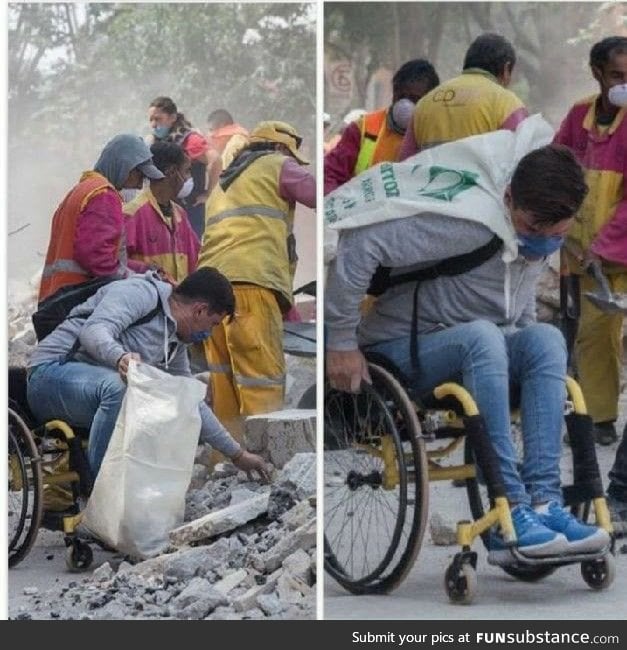 Mexicans helping as much as they can