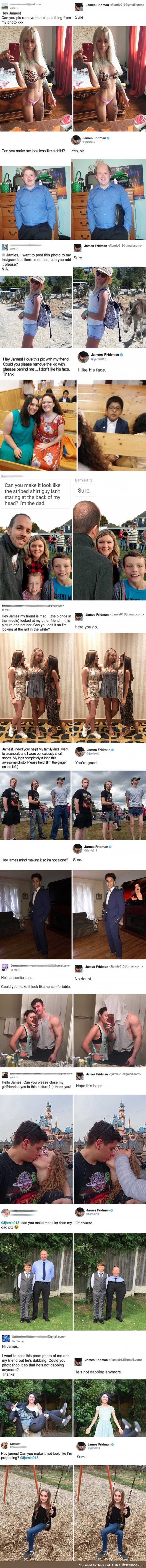 When you asked the photoshop troll master for help