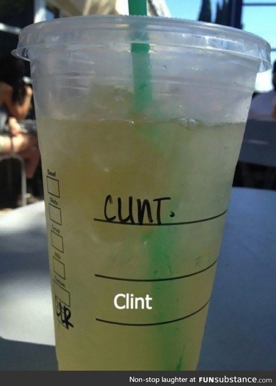 The barista hates clint