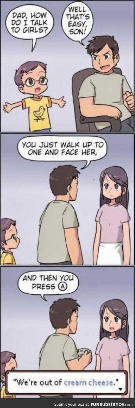 Press x