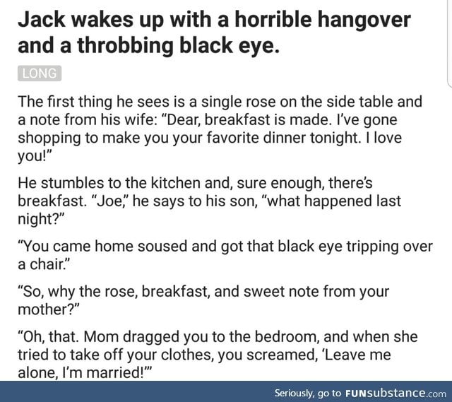Wholesome joke