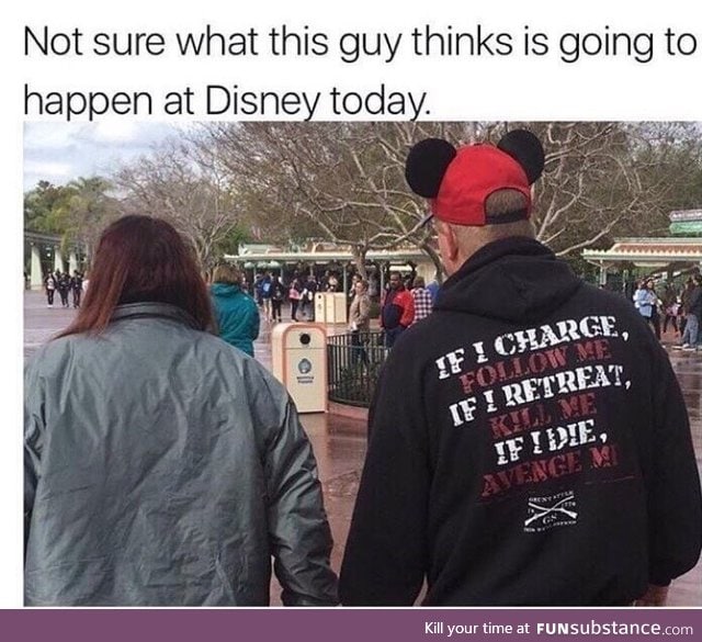 What's he doing there