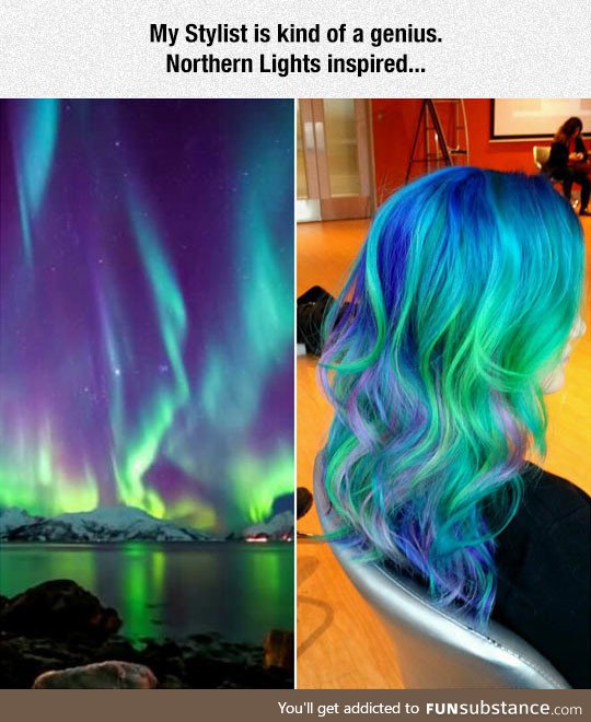 Northern lights inspired