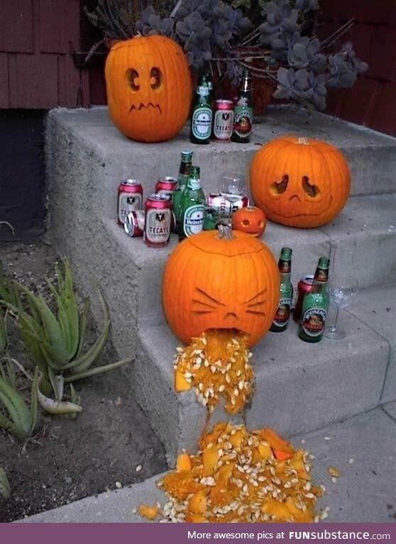 Good times were had by most at the pumpkin party