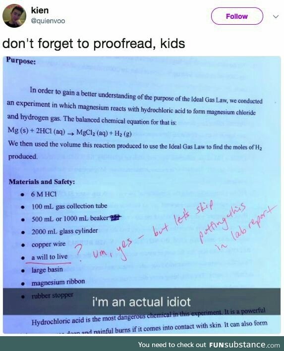 Always proofread