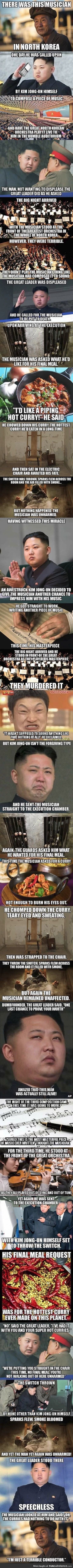 Don’t dissapoint Kim-Jon-un