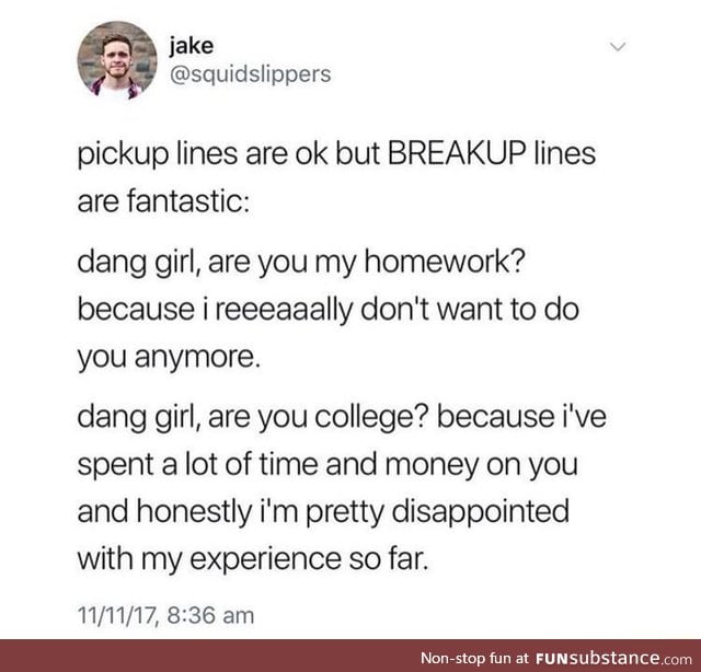 Breakup line