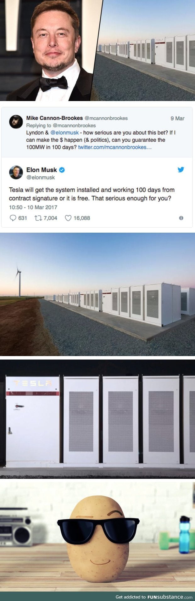 Elon Musk Finishes World's Biggest Battery In Less Than 100 Days