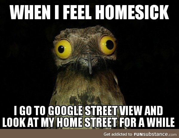 I love college, but I love home more