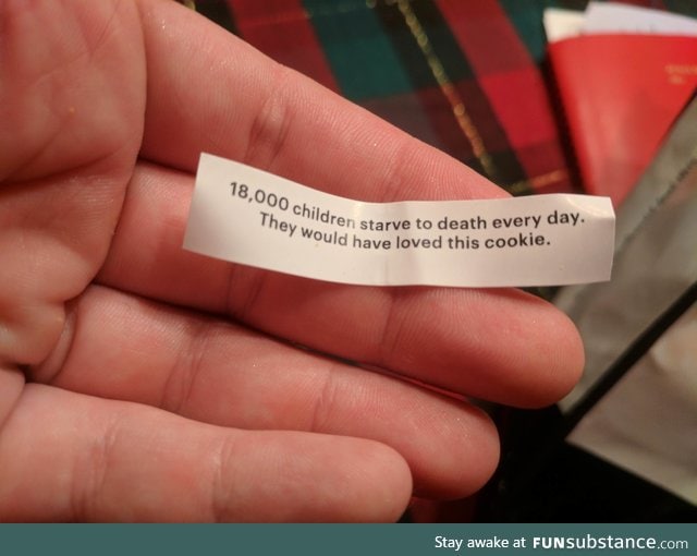 This fortune cookie is too real