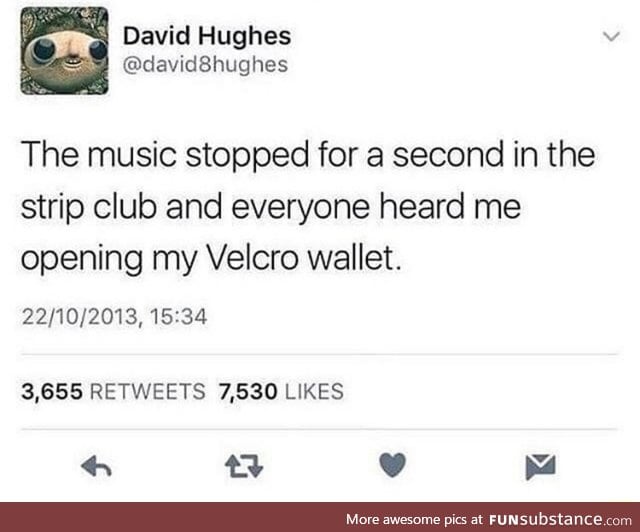 Empty that wallet to cover your shame